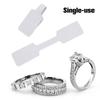 100Pcs Price Tags Jewelry Tag Portable Blank Label Square Heads Paper Sticker Jewelry Display Card Rectangle Labels for