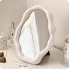 Cloud Shape Makeup Mirror Irregular Cosmetic Desk Mirror with Bracket Vanity Decor Student Dormitory Bedroom Desktop Mirrors