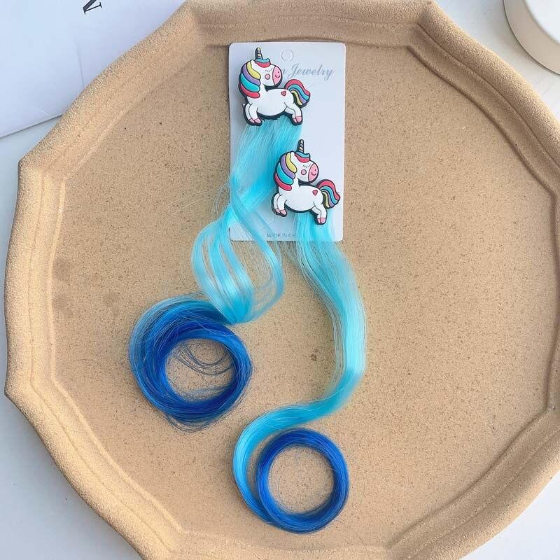 1 пара, милая заколка для девочек, детская заколка для волос, мультяшная веревка для волос, аксессуары, детский парик, веревка для волос, головной убор