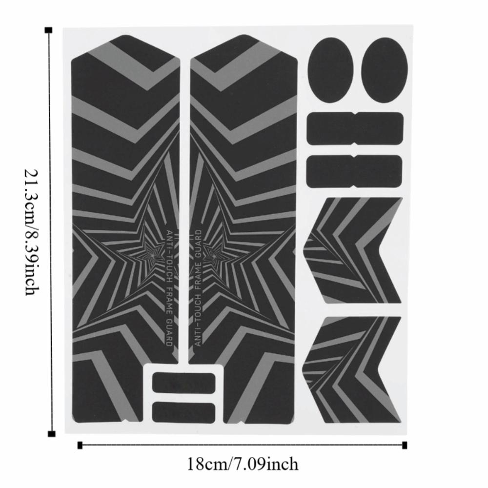 Lightweight Bike Reflective Stickers Bicycle Reflective Stickers Mountain Bike Front Fork