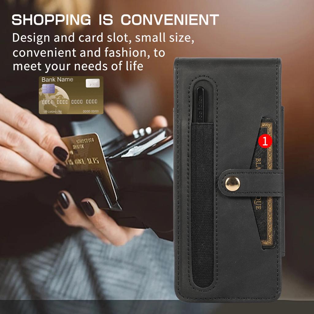 For Samsung Z Fold 5 Full Coverage Portable Belt Clip Case for Samsung Galaxy Z Fold5 Fold 5 Phone Accessories S Pen