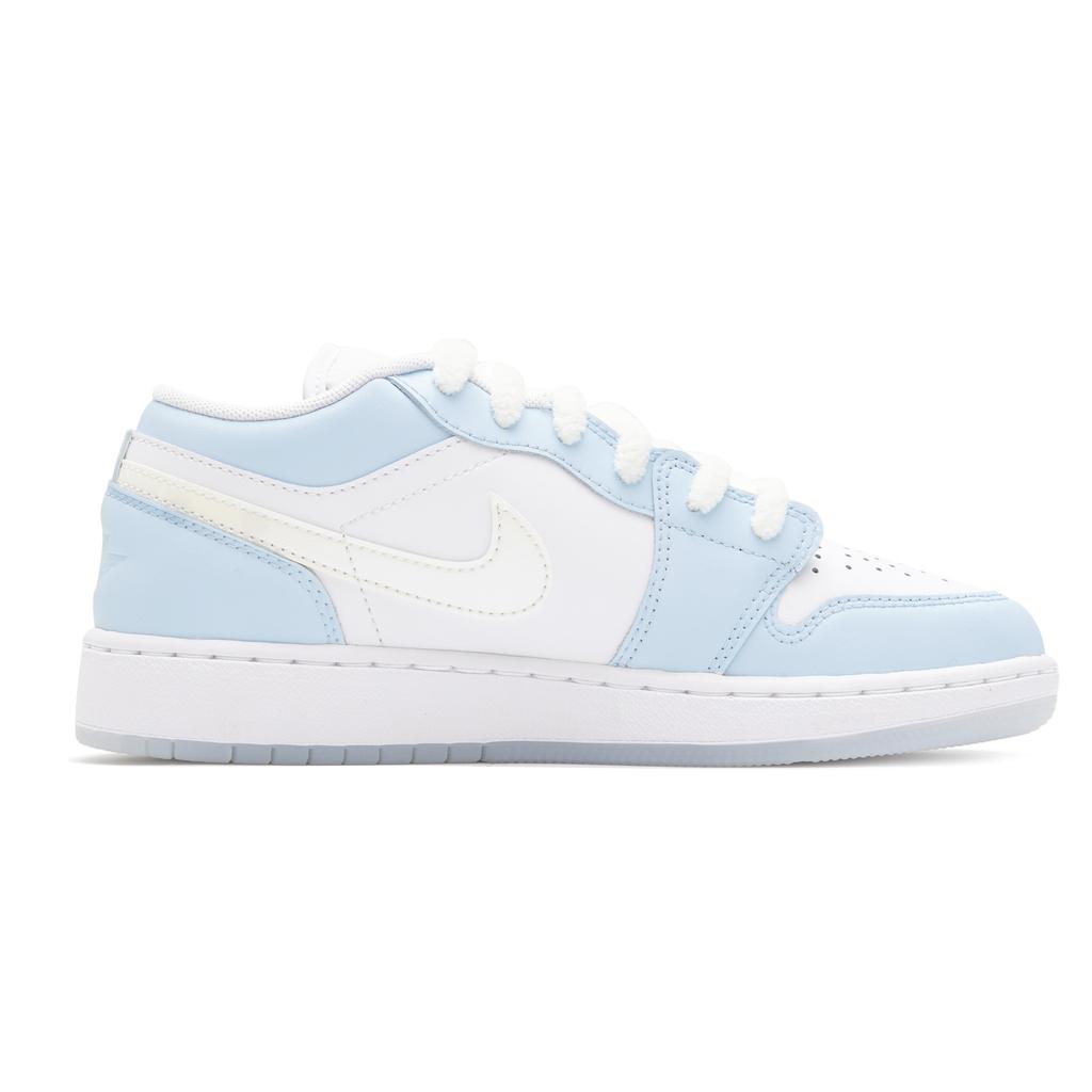 Jordan Air Jordan 1 Low Винтажные Баскетбольные Кроссовки Женские Бело-Синие FQ9112-100(Команда-)