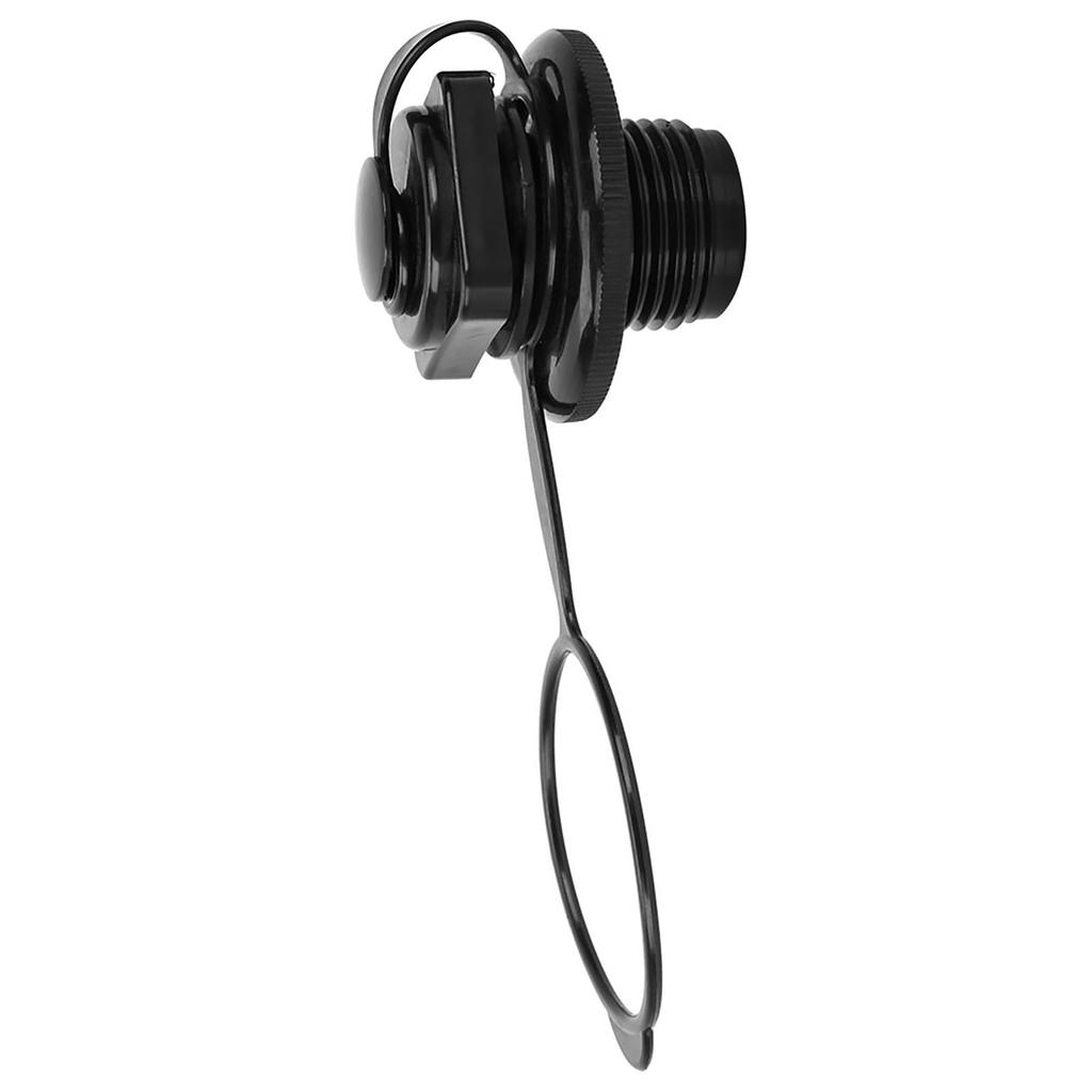 23,9 мм черный пластиковый надувной воздушный клапан для замены рыбацкой лодки