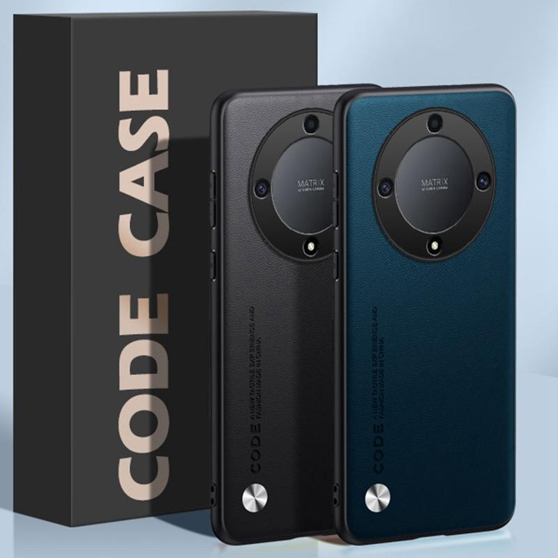 Роскошный чехол из искусственной кожи для Honor X9A X9B Magic 5 6 Lite 5G, задняя крышка, силиконовый защитный чехол для телефона Honor Magic 5 6 Pro