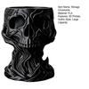 Stable Resin Texture Organizer 3D Printed Gothic Skull Decorative Catchall Bowl, Storage Holder for Key Handmade Painting Craft Coin Jewelry, Dark Art