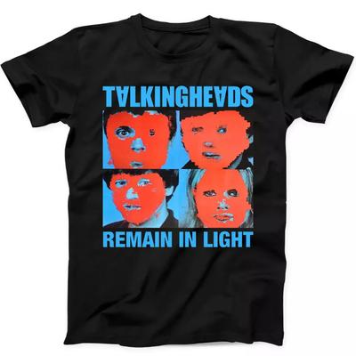 Talking Heads Remain In Light Панк-рок Лимитированное издание Подарок Черная футболка 77
