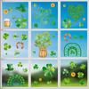 192 PCS 16 Sheets St Patricks Day Decorations Holiday Spring Window Clings - St. Patrick's Day Window Clings Decor Stickers Decals for Glass Window