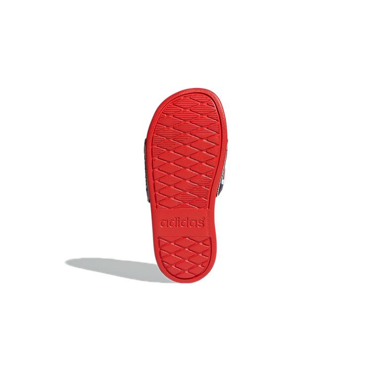 Детские шлепанцы LEGO x Adidas Adilette Comfort K Черно-красные FY8835