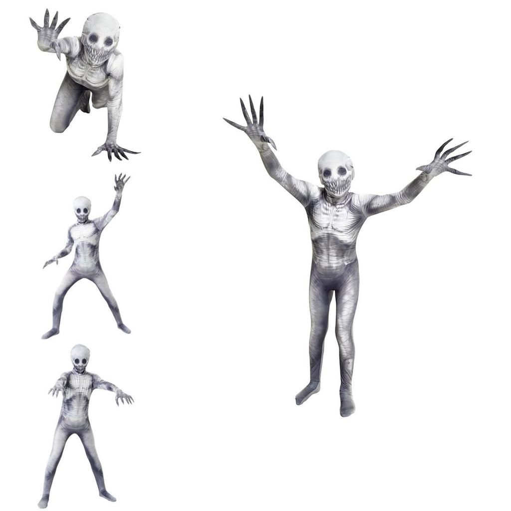 Костюм на Хэллоуин 'Грабли' Morphsuit Косплей Костюм Дети Взрослые Крипипаста Реквизит Ужас
