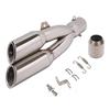 Двухвыходной глушитель для мотоциклов CBR300, Yamaha R3/R25, Kawasaki Ninja 250