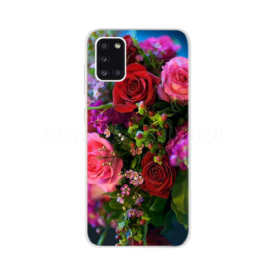 For Samsung Galaxy A31 Case SM-A315F A315 Capas Bumper Silicone Soft Back Painte Phone Cases For Fundas Samsung Galaxy A31 Cover