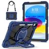 iPad 10 Rotating Shoulder Strap Bracelet Case with Pen Slot - Anti-Fall Protection 2022