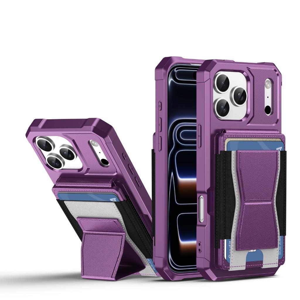 Кошелек с карманом для карт Чехол для телефона Для iPhone 17 Pro Max Air 16 15 14 Plus 13 12 11 Складная подставка Кожа PU Ударопрочный чехол