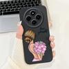 Для Xiaomi Redmi 14C Чехол Стильный Подсолнух Милые Девушки Задняя Крышка Мягкий ТПУ Чехол для Телефона Для Xiaomi Poco C75 C 75 Redmi14C Fundas