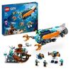 LEGO® City 60379 Подводная лодка для глубоководных исследований, Игрушка с аквалангистом и акулой