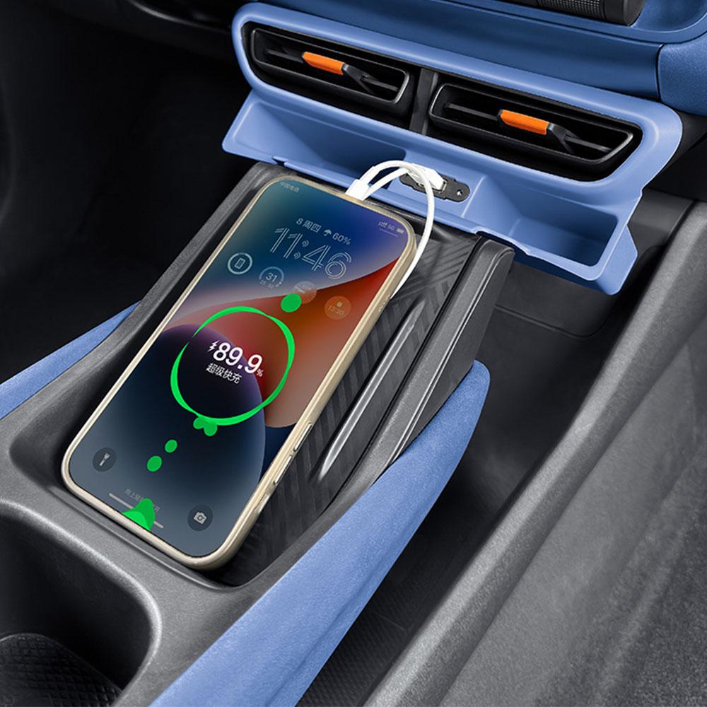 Для BYD Seagull Dolphin Mini Surf Оригинальный Цвет Автомобиля Центральная Консоль Воздуховод Ящик для Хранения с USB-интерфейсом Аксессуары для Интерьера
