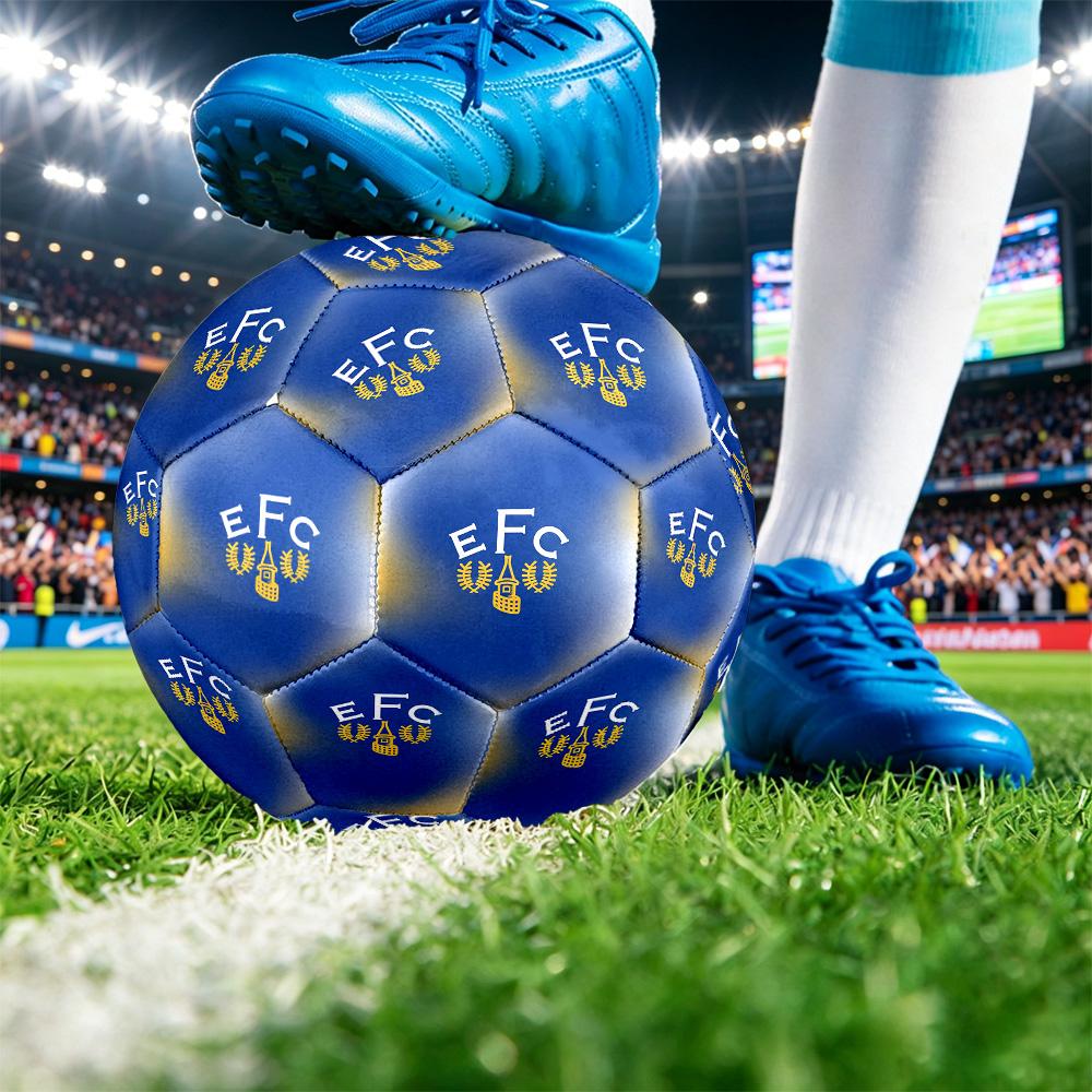 Футбольный мяч Everton Football, размер 5, с принтом, противоскользящий, для взрослых, сувенир для футбольных фанатов