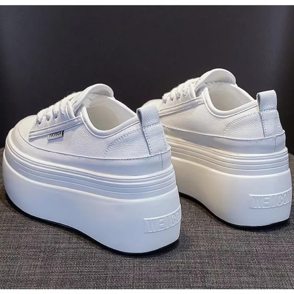 Sneakers Women 2024 Spring New Thick Sole Elevated Single Shoe Women's Leisure and Versatile Fashion Shoe Platform Womens Shoes