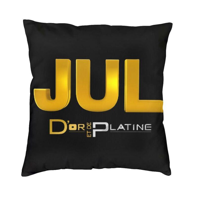 Jul French Rapper Hip Hop Cushion Cover Doublesided Printing Throw Pillow Case for Living Room Custom Pillowcase Home Decor