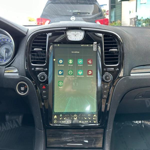 Chrysler 300C Center Console Smart Navigation 7862: 13.6" Eight-Core Display with Wireless CarPlay.