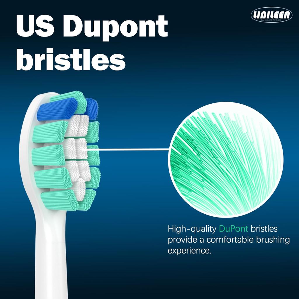 LINILEEA Electric Toothbrush Replacement Brush Sets for Philips Sonicare DiamondClean Series and 3100 Series Improved 10 Brush Sets (2025 Model),