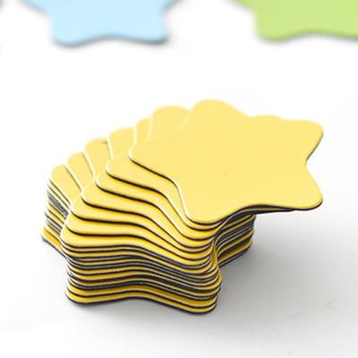 20 шт./компл., магнитная наклейка, легко наносится, многофункциональная, многоцветная, детская гоночная звезда, магнит для доски, товары для вечеринок