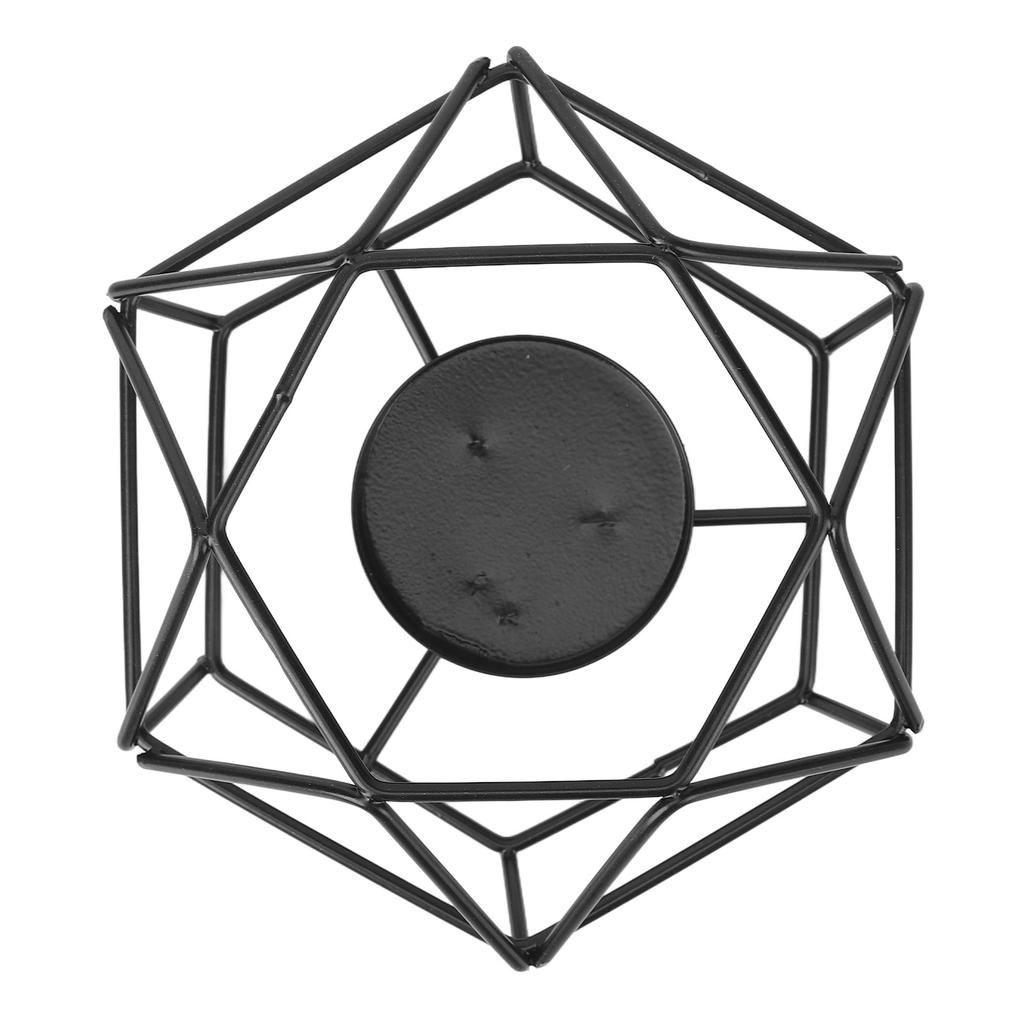 Metal Wire Candle Holder Ins Style Vintage Decorative Candle Stand for Fireplace Side Table Patio