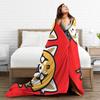 Soft Warm BlanketBoy Girl Travel Aggretsuko Throw Blanket  Flannel Bedspread For Couch Chair Sofa Bed Graphic Sofa Bed Cover