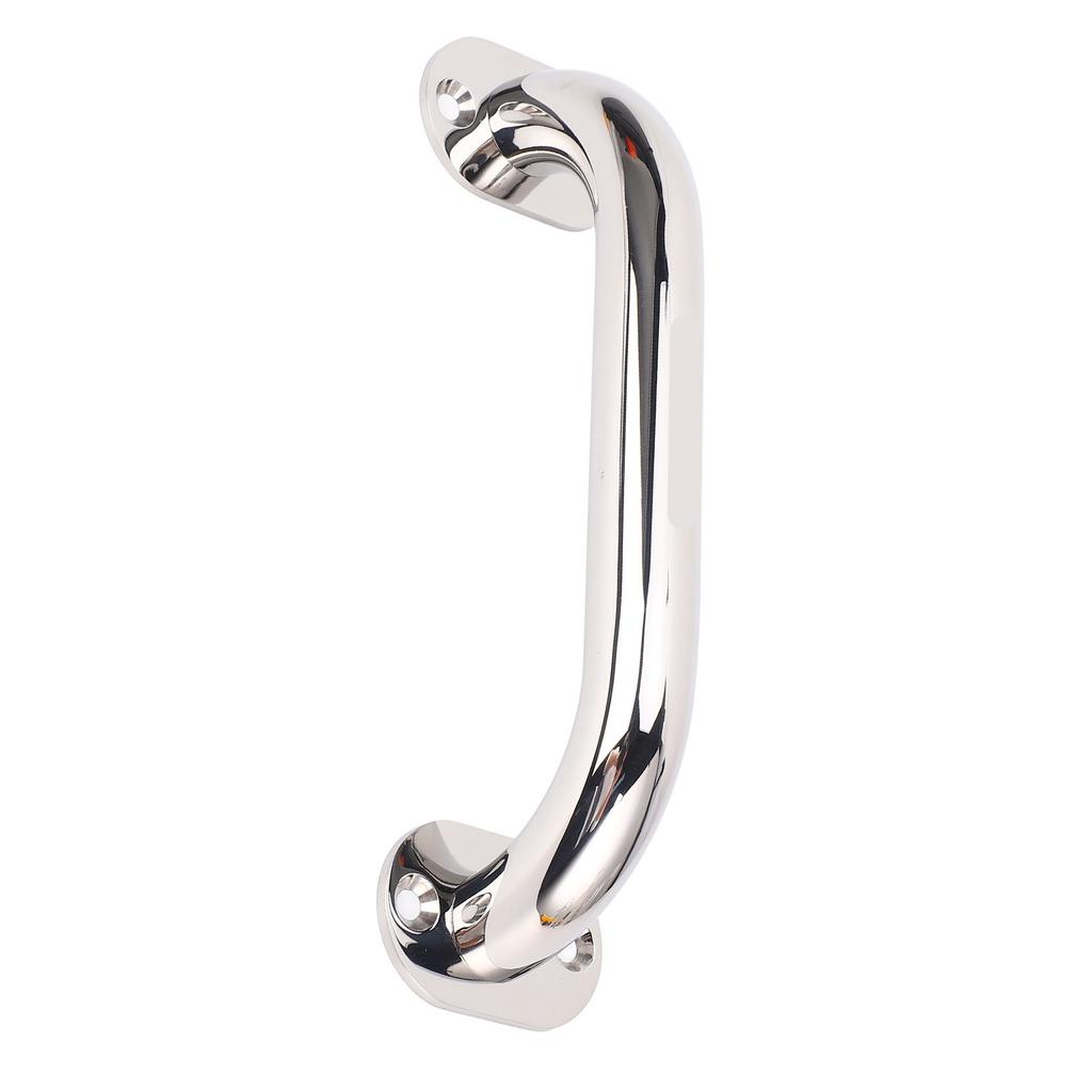 7.9in 316 Stainless Steel Grab Marine Handrail Handle Grip for Boat Hatch Yacht Bathroom