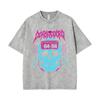 Japanese Anime Dorohedoro Kai Vintage Washed T-shirt 's Rock Gothic Horror T Shirt   Cool ga Oversized T-shirts