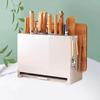 Multifunctional Kitchen Countertop Storage Rack with Knife & Chopstick Holder