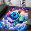 Stitch Pattern Carpet for Sleeping By The Sea - Slip-resistant Kitchen, Outdoor Carpet Home and Bedroom Decor Item Birthday Gift