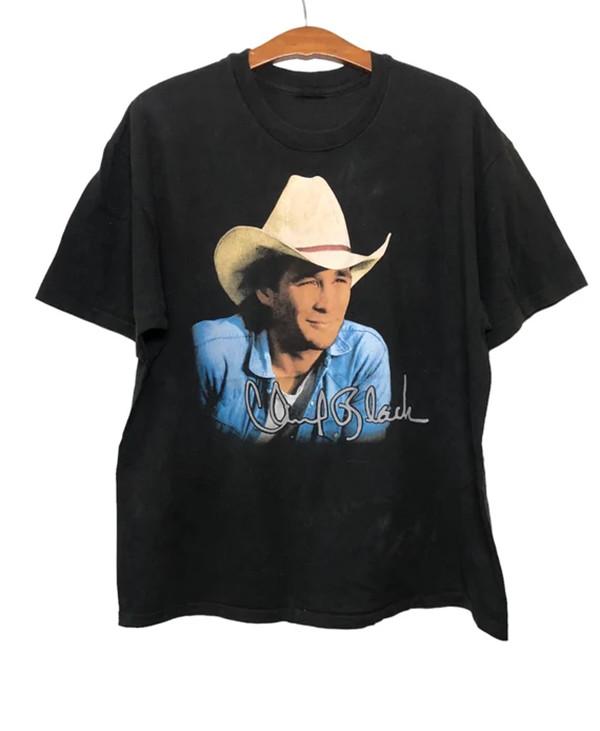 Clint Black Cowboy Country Tour Shirt Short Sleeve Black Unisex S-5XL 1J0062 Unisex T-Shirt