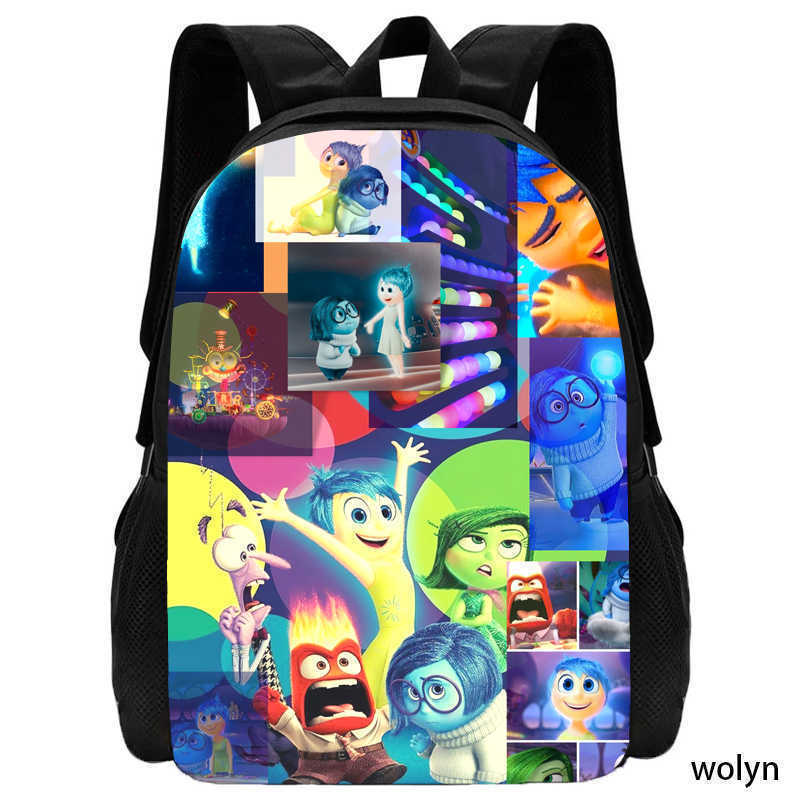 Школьный и дорожный рюкзак «Головоломка 2» (Inside Out 2) с отделениями для хранения