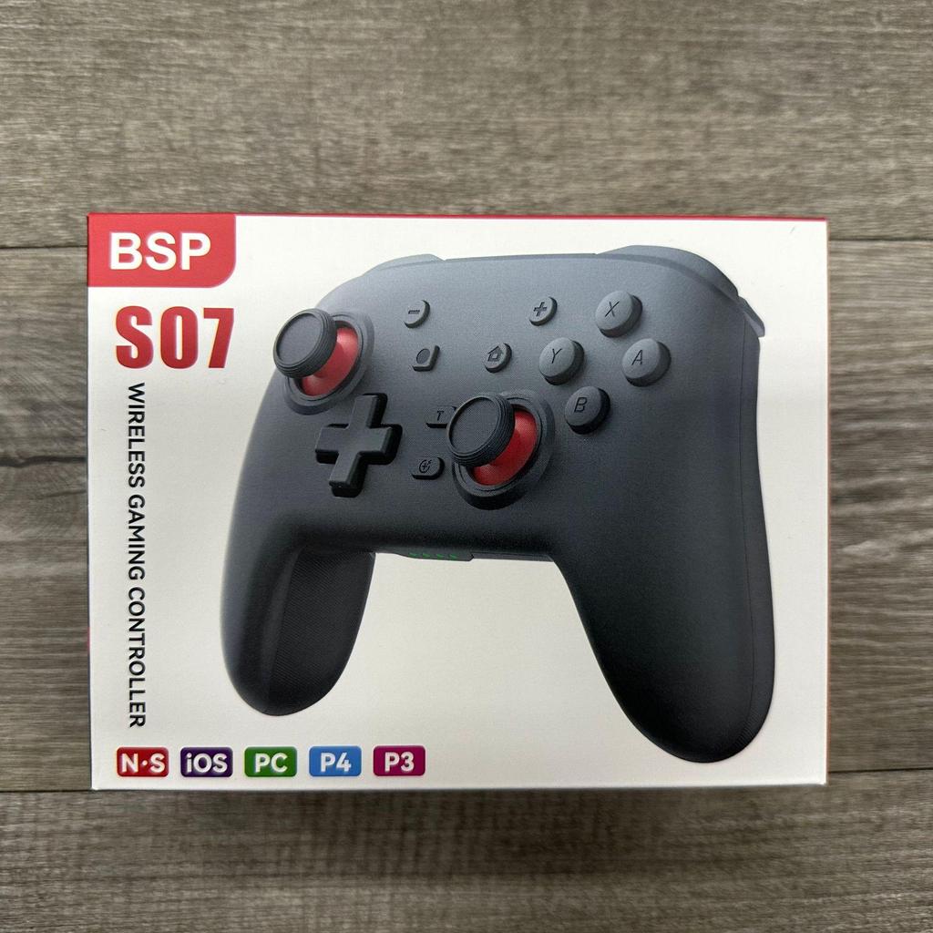 Беспроводной Bluetooth-контроллер Switch Pro с шестиосевым гироскопом, двойной вибрацией и макропрограммированием