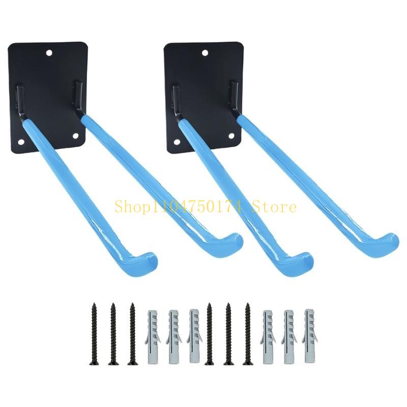 Double Hook Design 10Inch Wall Hooks Heavy Duty Hangers for Ladders Strollers top sale