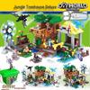 Compatible Lego Bricks: Minecraft Cave, War Village Puzzle for Boys, Birthday Gift