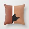 Modern Minimalist Abstract Pillow Cover Minimalist Geometric Peachskin Velvet Cushion