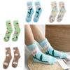 Plush Coral Velvet Socks Female Hosiery Sleeping Socks Casual Flower Pattern Socks  Women