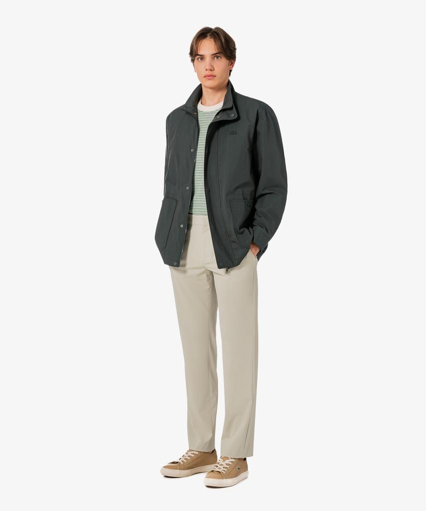 LACOSTE Мужской пуловер с коротким рукавом и круглым вырезом в мультиполоску Ah307E-56G 132