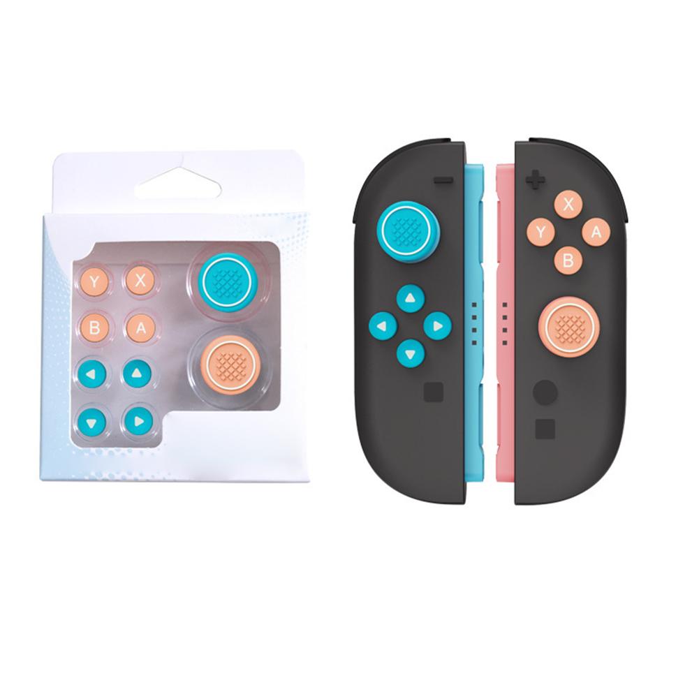 Joystick Cap & Button Stickers Button Grips Caps Non Slip Keys Sticker Button Sticker Covers for Switch 2 Joy-Con Accessory
