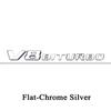 3d ABS Black Logo V8 BITURBO Emblem Car Fender NFGJD4 Badge For C63 G63 E63 S63 Accessories