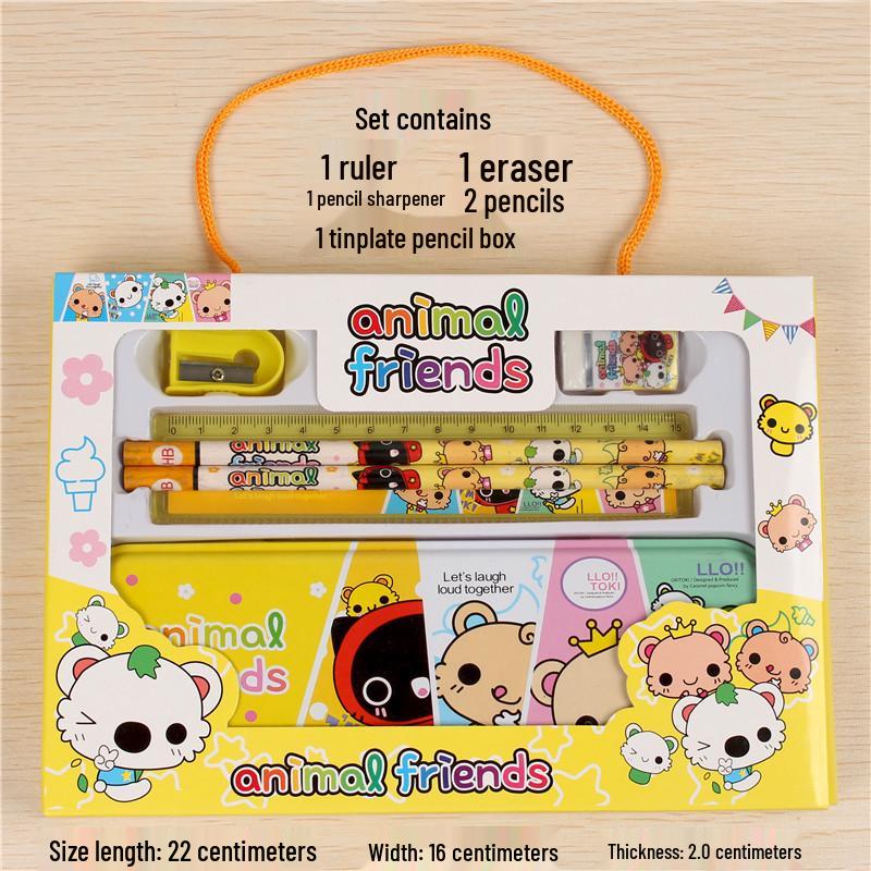 Детский подарочный набор канцелярских принадлежностей: Подарок на день рождения и Рождество для мальчиков и девочек