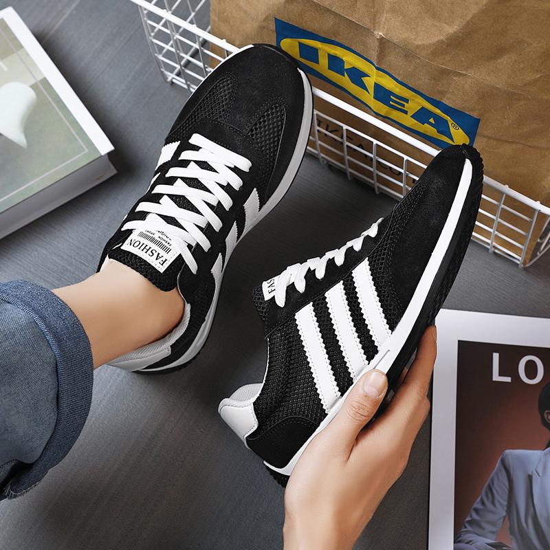 2025 Мужские летние дышащие парусиновые туфли Forrest Gump Shoes Мужские кроссовки для бега Повседневная спортивная обувь Маленькие белые туфли Board