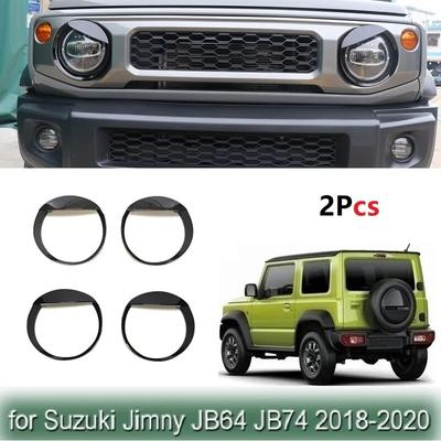 2 шт. передние фары автомобиля, капоты, накладка, ABS для Suzuki Jimny JB64 JB74 2018-аксессуары для внешнего украшения