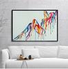 Pop Art Colorful Abstract Art Sexy Girl Nude Art Canvas Painting Wall Art Picture for Living Room Wall Poster Print