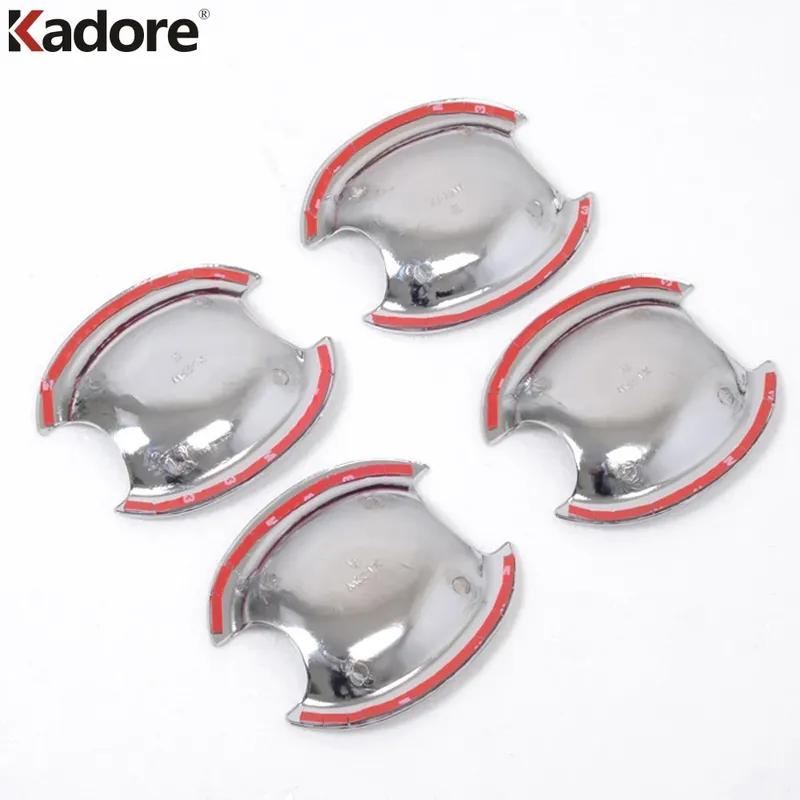 Side Door Handle Bowl Cup Cover Trim For Kia Cerato K3 Forte 2012 2013 2014 Chrome Car Door Handles Protector Cap Accessories