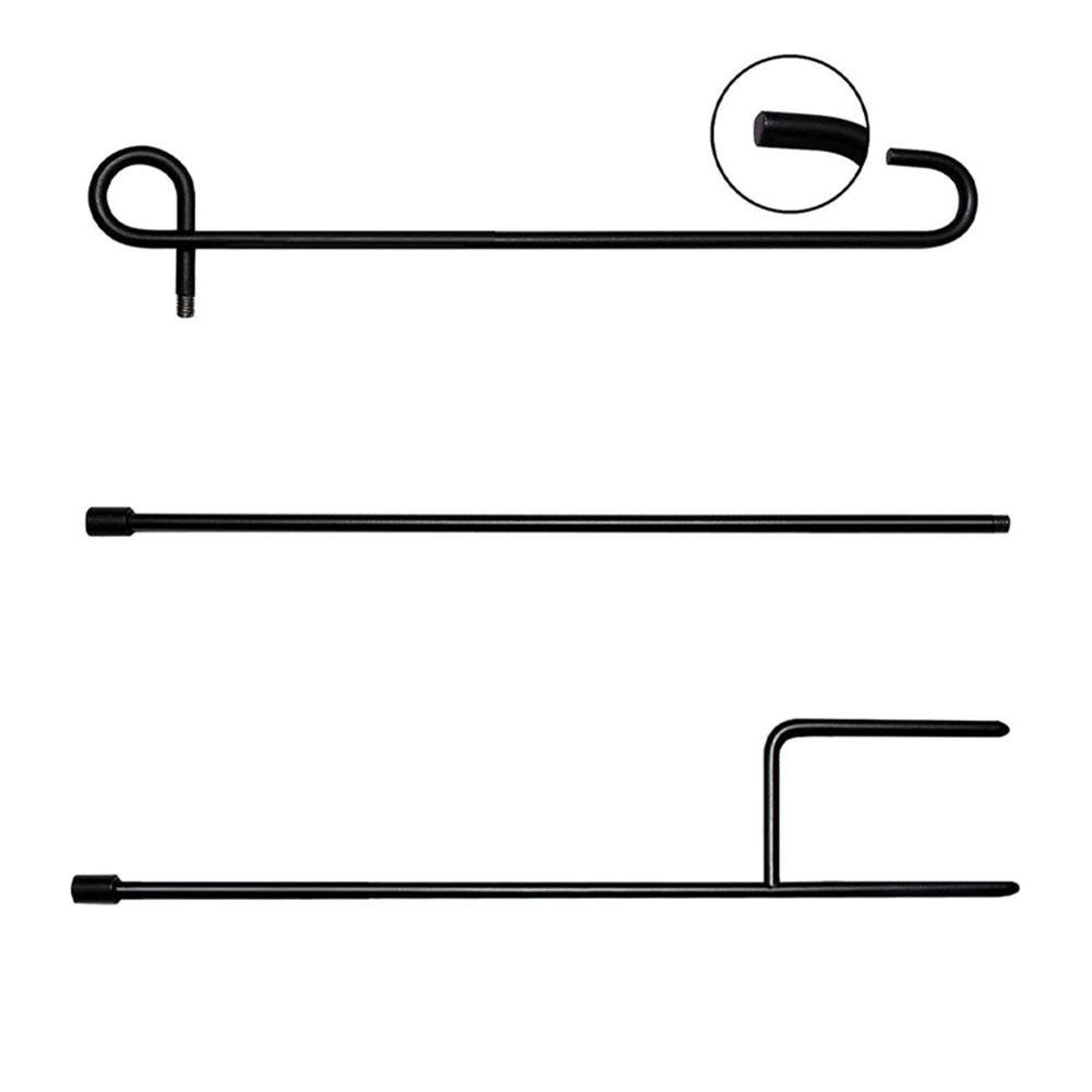 Подставка для садового флага, держатель для садового флагштока, металлическая подставка для садового флага, держатель для дворового флага для садового газона на открытом воздухе