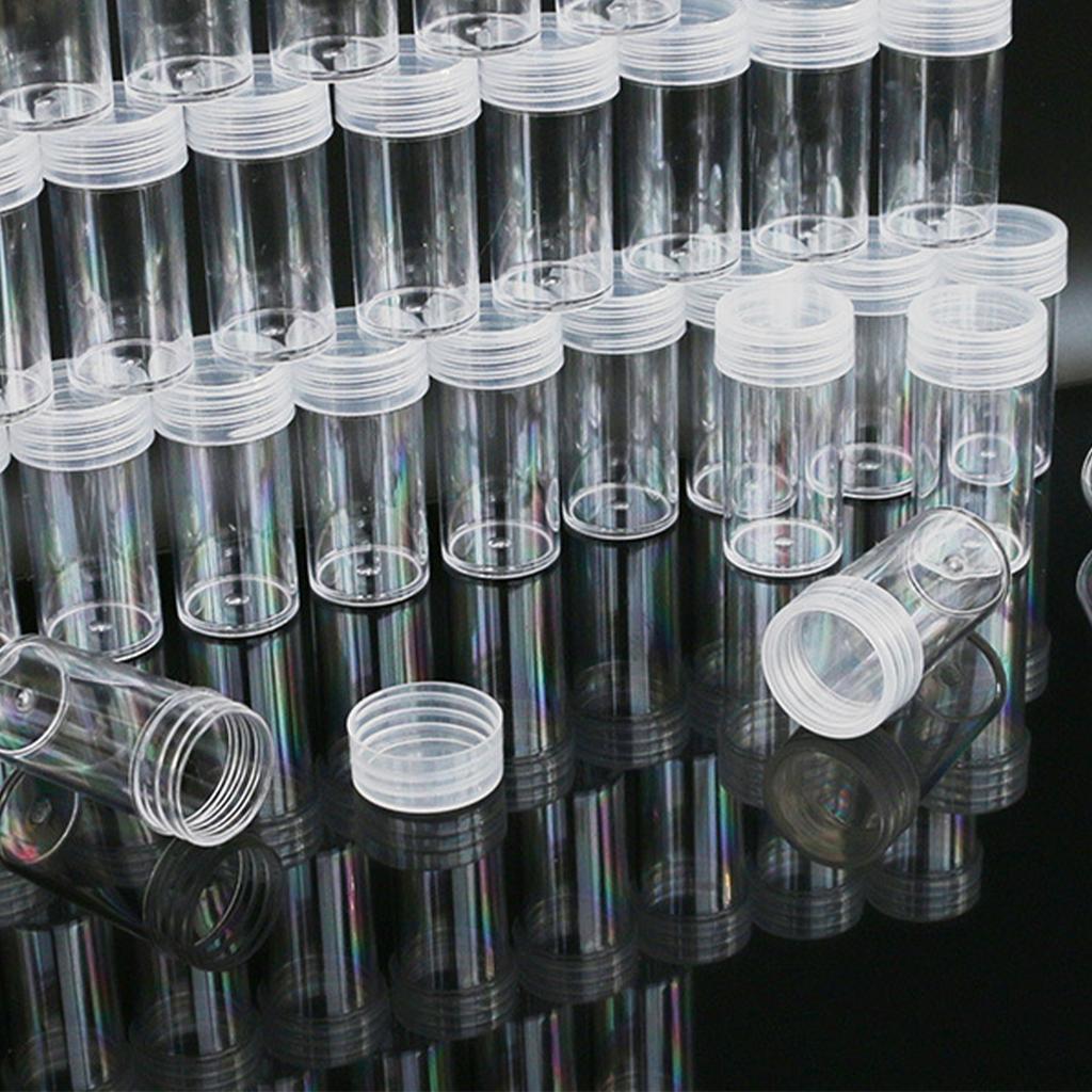 Plastic Diamond Painting Storage Bottles Transparent Mini Bead Storage Box for Adults Storing Beads Rhinestones Accessories