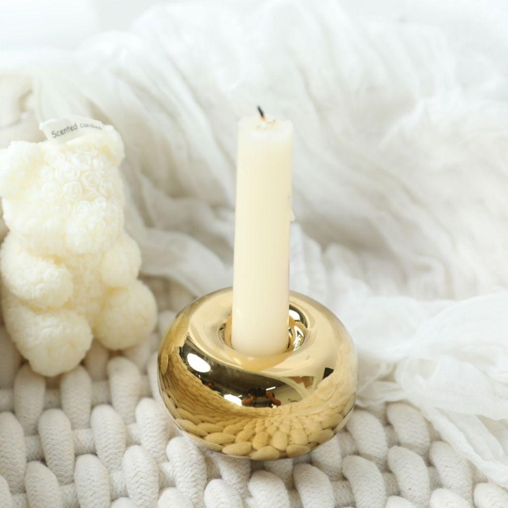 Delicate Candlestick Ceramic Aroma Diffuser Home Decoration Candle Holder  Party